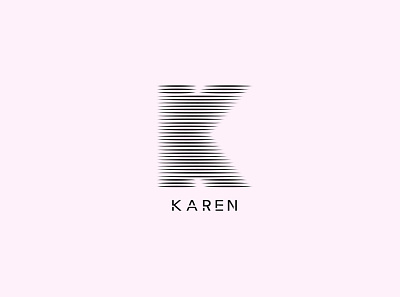 karen logo typography