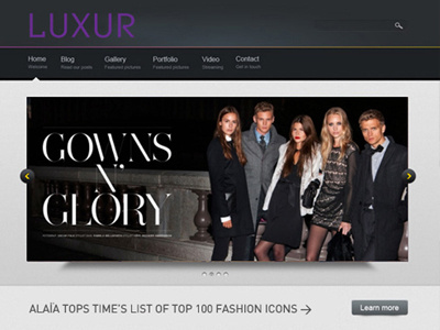 Luxur art direction branding graphic design web design