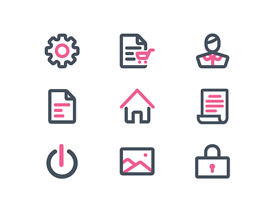 Dashboard Icon Set design graphic design icon design icon designer icon designs logo ui designer