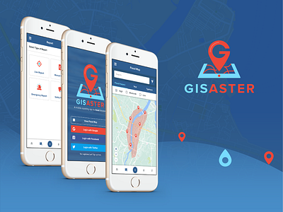 Gisaster Mobile App Branding