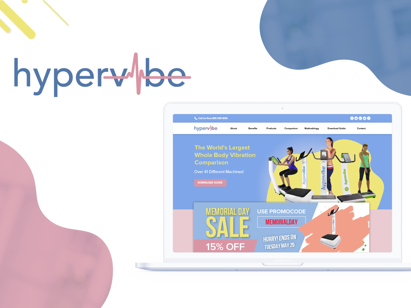 Hypervibe Landing Page by Jennica Princess Mercado on Dribbble