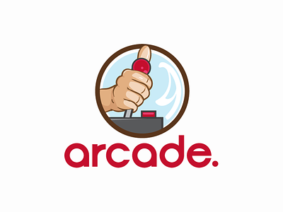 Arcade Gaming logo design arcade design drawing gaming icon idea logo oldschool vector