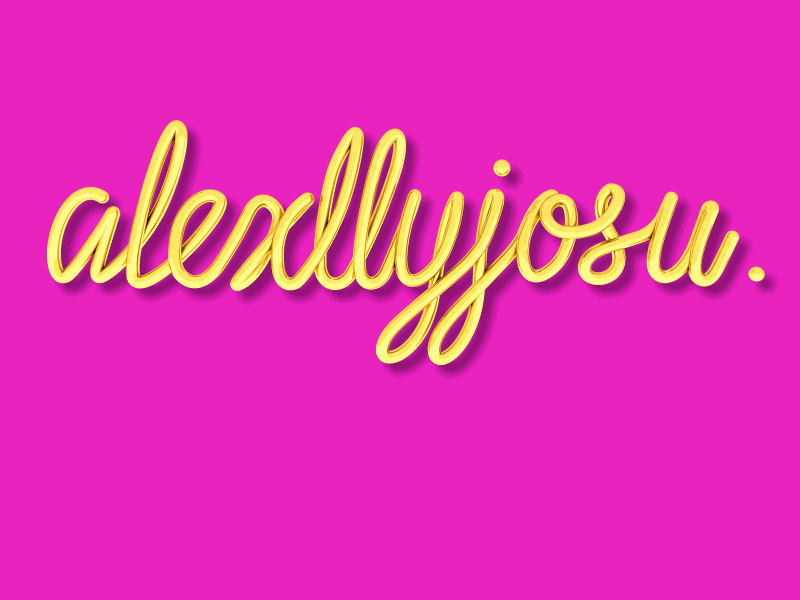 Golden Text animation branding cinima4d concept design flat illustration logo pinky typography vector web
