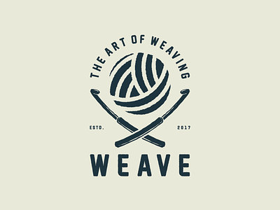The art of weaving. chile diseño diseño de insignia dribbble dribbleinvite dribbleshot ilustración ilustrador cc insignias logo logodesign logoinspiration logotype marca regatear vector venezuela weave