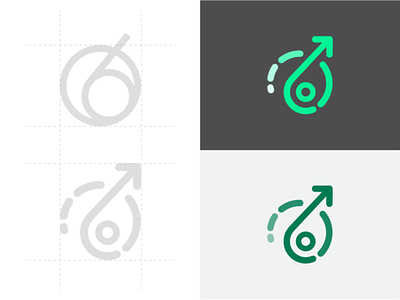 Pivot Logo and design process breakdown branding breakdown concept design process identity illustrator logo logo design logo designer pivot process round logo tech logo technology vector