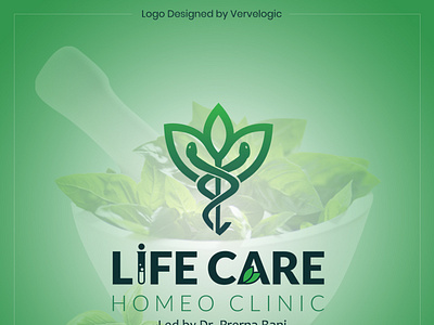 Life Care - Homeopathy Clinic branding brandmark company design graphic graphic design logo