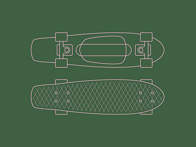 Skateboard Illustration 🛹