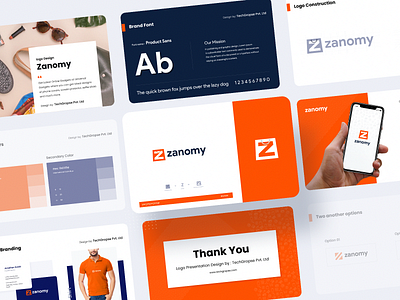 Zanomy logo design - Presentation