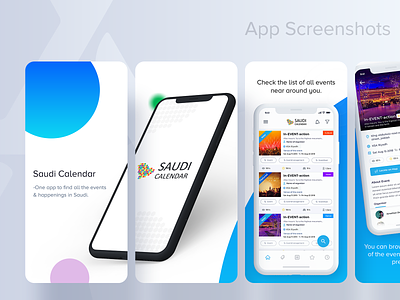 App Screenshots | App Store apps design appscreenshots appstore calendar events ios live saudi arabia