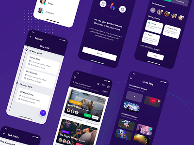 Create Event | Mobile Application cards ui createevent event event app event flyer eventorganization ios join mobileappdesign