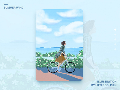summer wind ui 插图 设计