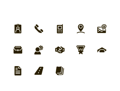 resume icons