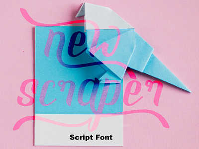 New Scraper Script Font