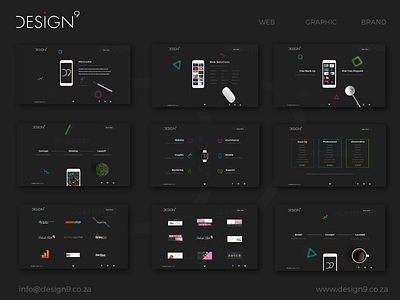 Design9 New Website animation branding design illustration landing page ui ux uxui web website