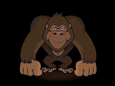 Gorilla Mascot cartoon charachter charachter design design drawing gorilla illustration mascot vector vector art