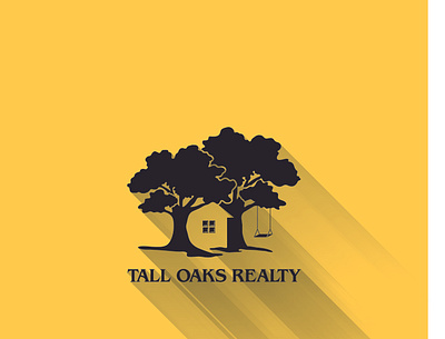 Oak tree color palette flat illustration illustration logo minimalism minimalist minimalistic logo vector art vector design