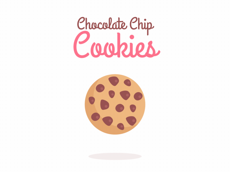 Chocolate Chip Cookies by Fawzi Mourad on Dribbble