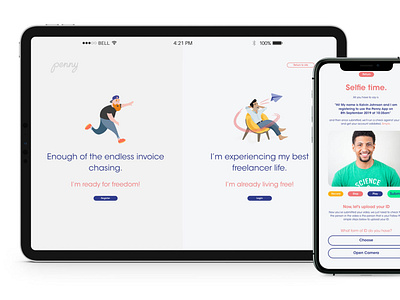 penny | registration app experience