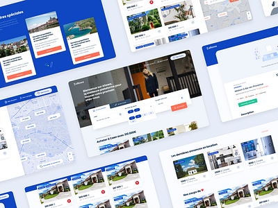 Allowa — Real Estate Plateform design illustration real estate ui ux website