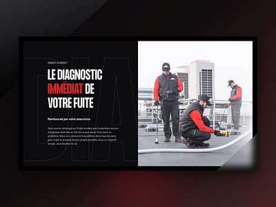 Chasseur de fuites Website by Clint Agency on Dribbble