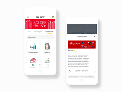 Rodzafer app - UX/UI Design app branding catalogs illustration mobile mobile app offers shopping ui web