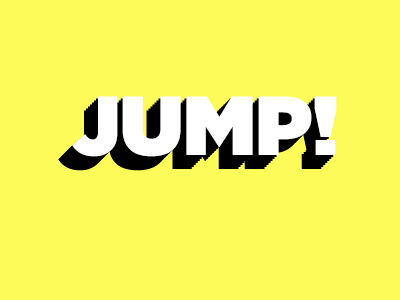 Jump design graphics