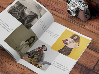 6 And 7 branding brochure design graphics lookbook