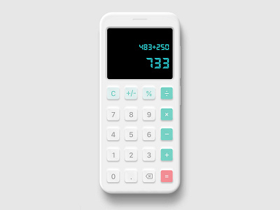 Daily UI 004 - Calculator