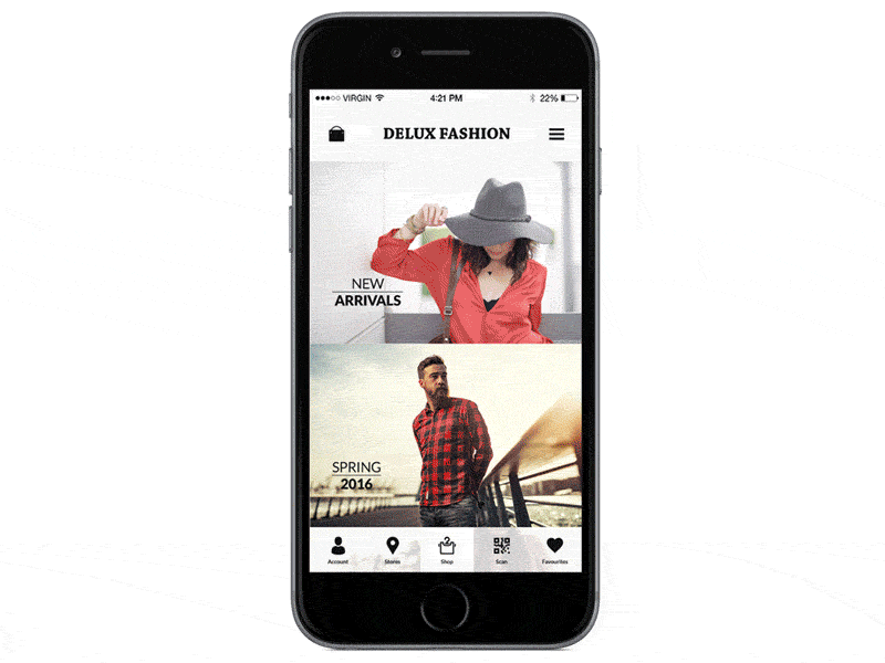 Shopping App Concept app app design mobile shopping ui ux
