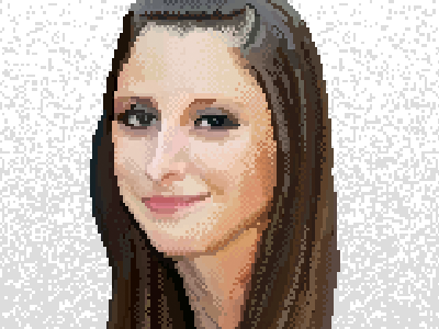 My girlfriend, I love you so much! brunette girl love people pixel pixel art pixelart woman