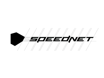 Speednet - logo 3d abstract animation brand branding creative design future glitch golden ratio graphic design lines logo logotype motion graphics shape speed speednet square website