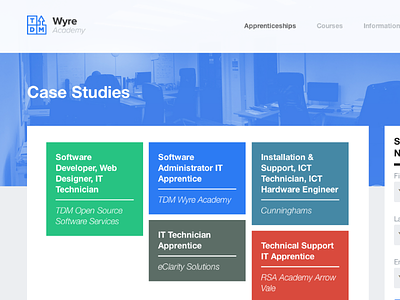 WA Site Rebrand: Case Studies Page