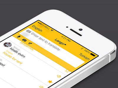Lango - language localizer app app ios 7 ui