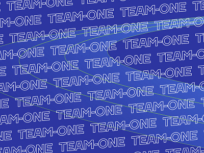 Team-One Identity branding flat logo logo design typography