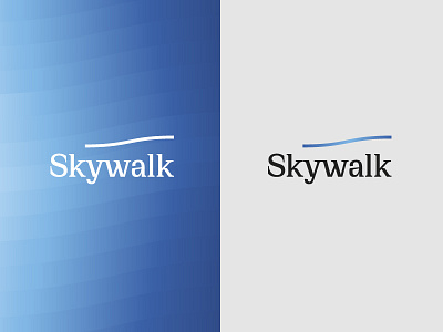 Skywalk Logo branding flat identity logo logo design typography