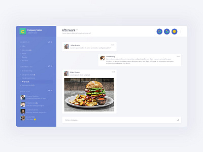 Slack Redesign Dribbble