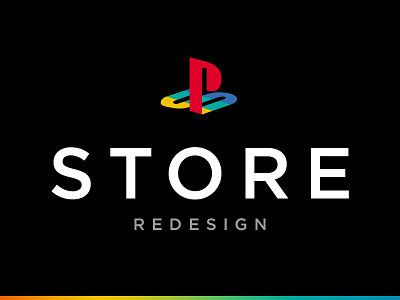 PlayStation Store Redesign clean interface minimal modern playstation redesign store ui ux webdesign website
