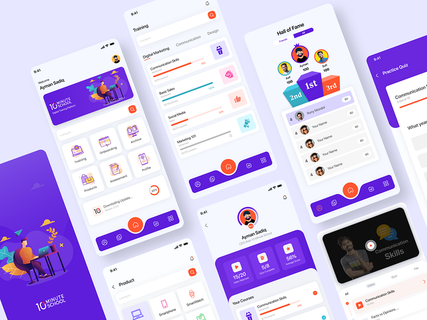 Online Learning App by Dip 🔥 on Dribbble