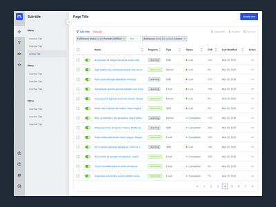 Datatable admin dashboard app data datatable design product ui ui design uiux ux web design