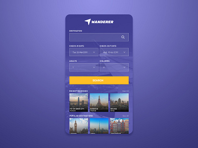 Booking App Demo app booking booking app design travel ui ux