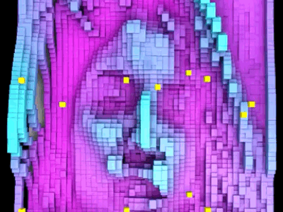 The evolution of human rights 3d 3d artist art digital art digital artist face memory pixel art pixels sculpture vr