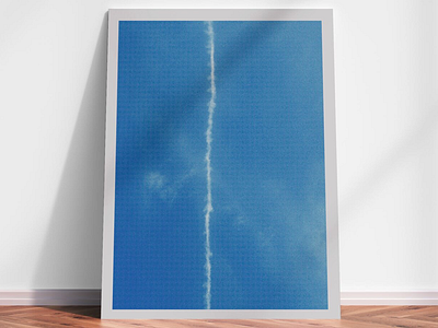 Opprobrium art art print artist blue geometry limited edition line photography print screenprint sky