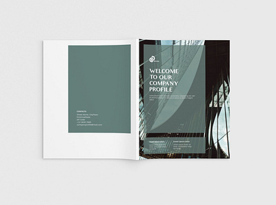 Grenn Corporate Brochure branding brochure business catalogue clean corporate download elegant free magazine modern portfolio template