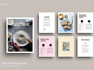 EBOOK Template ⋮ Food ⋮ 23 Pages ⋮ branding brochure business catalogue clean download download mockup ebook design ebooks elegant free indesign magazine modern portfolio template