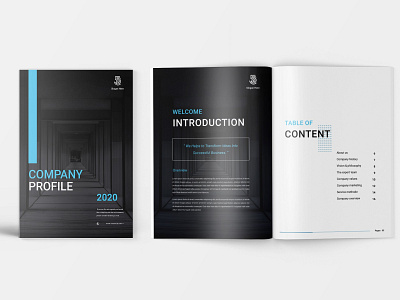 Charlie - Company Profile Template branding brochure business catalogue clean company download elegant free magazine modern portfolio profile template templates