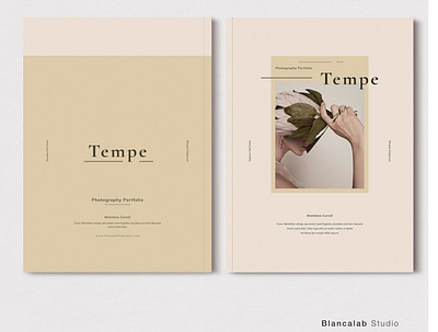 TEMPE Photography Portfolio branding brochure business catalogue clean download elegant free magazine modern photography photoshop portfolio portfolio site template