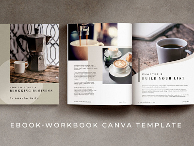 eBook - Workbook Canva Template | Maine branding brochure business canva canva template catalogue clean ebook elegant magazine modern portfolio template workbook