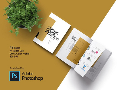 PSD - Portfolio Template branding brochure business catalogue clean download elegant free magazine modern portfolio portfolio site poster psd template templates