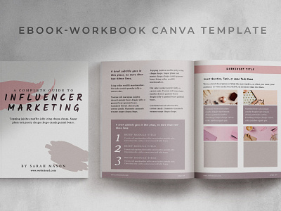 eBook-Workbook Hybrid Canva template | Sandy branding brochure business canva catalogue clean download elegant magazine modern portfolio template templates workbook