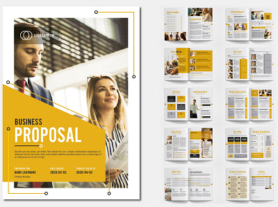 Business Proposal Template branding brochure business catalogue clean download elegant free magazine modern portfolio proposal proposal template template